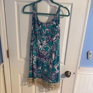 Lilly Pulitzer Blue Paisley Dress